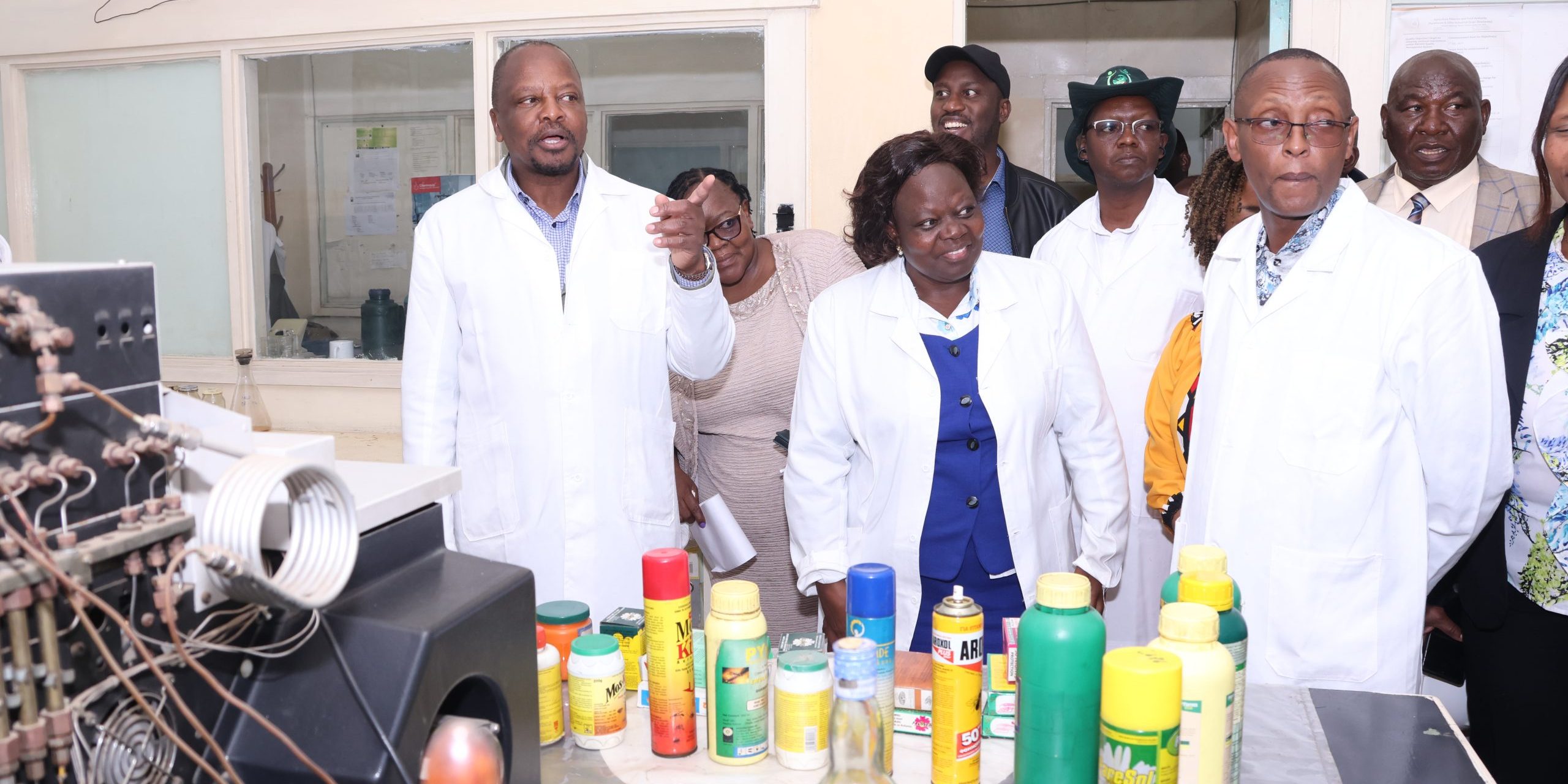 CS KAGWE VISIT TO PPCK IN NAKURU. PHOTO BY MAMO GUYO- AGRICULTURE AND FOOD AUTHORITY
